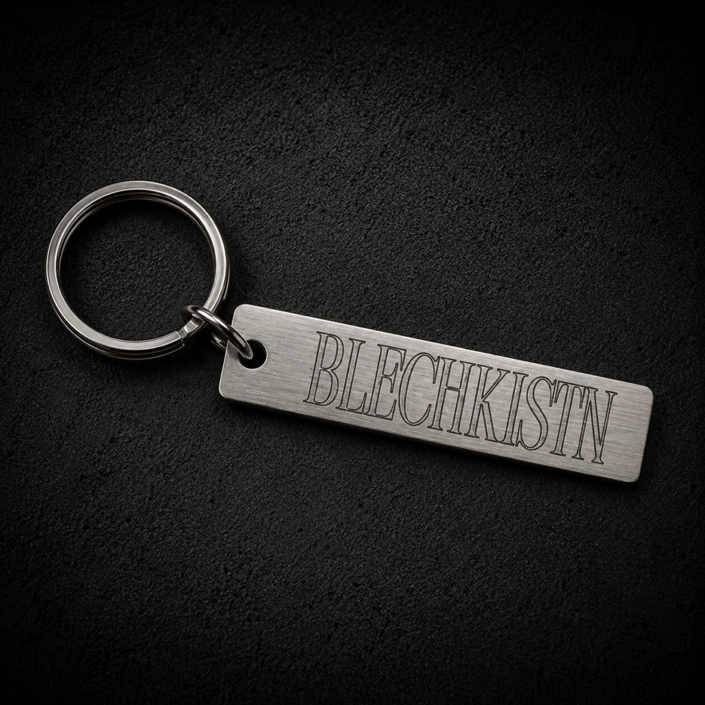 Blechkistn Metall-Schlüsselanhänger